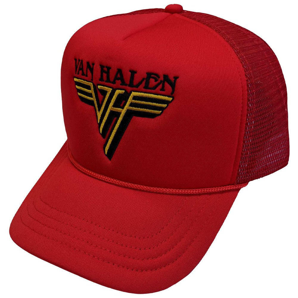 VAN HALEN ヴァンヘイレン (エドワード生誕 70周年 ) - Text & Yellow Logo / キャップ / メンズ - PGS